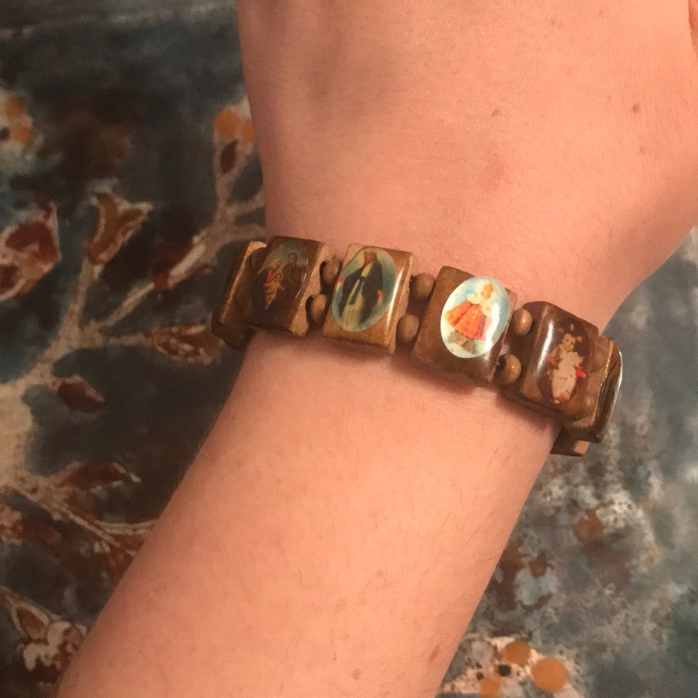 COPY - From the Holy Land: Olive wood Icon Bracelets